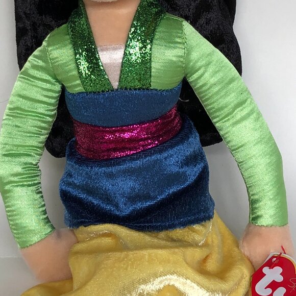 Ty New w/ Tag Sparkle Disney’s Mulan Plush Doll 16"( 41cm ) - Picture 12 of 16